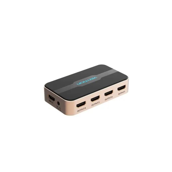 Vention HDMI Splitter - ACCG0-UK - 4-Port 4K 1.4 with UK PSU — image 1