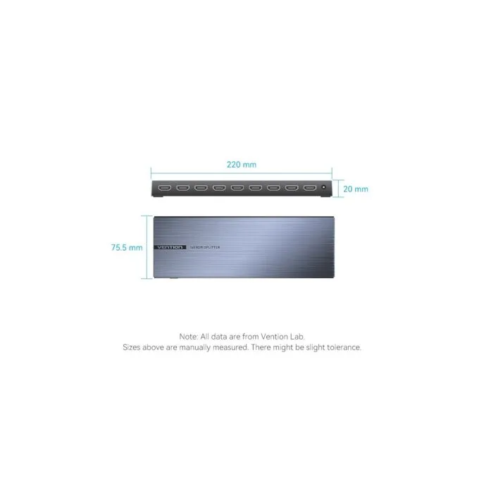 Vention HDMI Splitter - AKQB0-UK - 8-Port 4K 1.4 with UK PSU — image 15