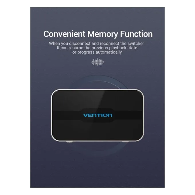 Vention HDMI Switch - AFOH0 - 3-Port 4K 2.0 w Remote Control — image 14