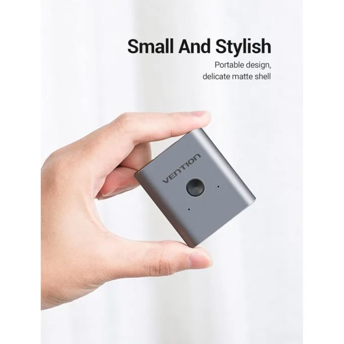 Vention HDMI Switch - AFUH0 - 2-Port 4K 2.0 Bi-Directional Metal — image 2
