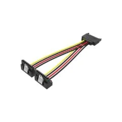 Vention IT Cable SATA 15P M to 2x15P F Power Splitter - KDBBB - 0.15m