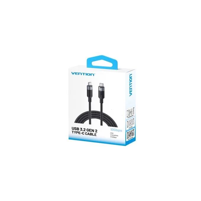 Vention IT Cable - TRGBF - USB-C 3.2 Gen2 M-M 1.0m Braided Aluminum Black — image 3