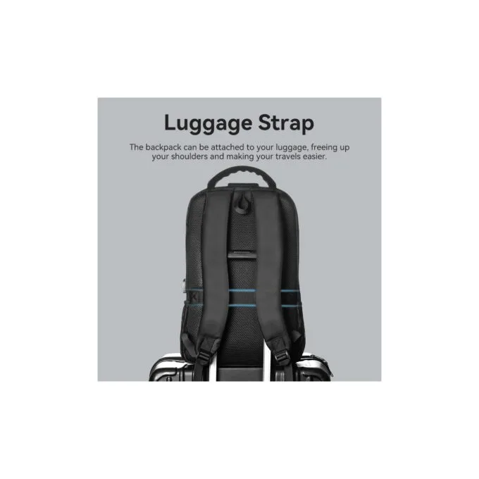 Vention KRKB0 Backpack 15.6'' Water-Repellent USB & Lock Black — image 15
