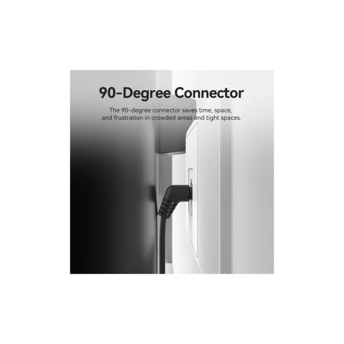 Vention Network Cable - IBOBJ - Cat6A UTP Rotate Right Angle Slim 5.0m Black — image 3