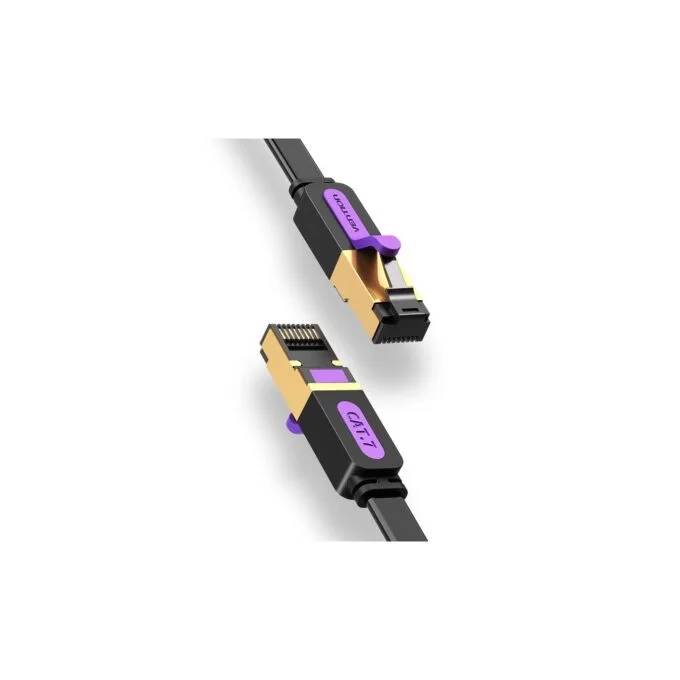 Vention Network Cable - ICABN - CAT7 Flat 15.0m Black — image 2