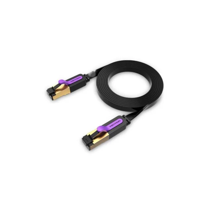 Vention Network Cable - ICABN - CAT7 Flat 15.0m Black — image 3