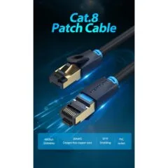 Vention Network Cable - IKABI - CAT8 SFTP 3.0m Black