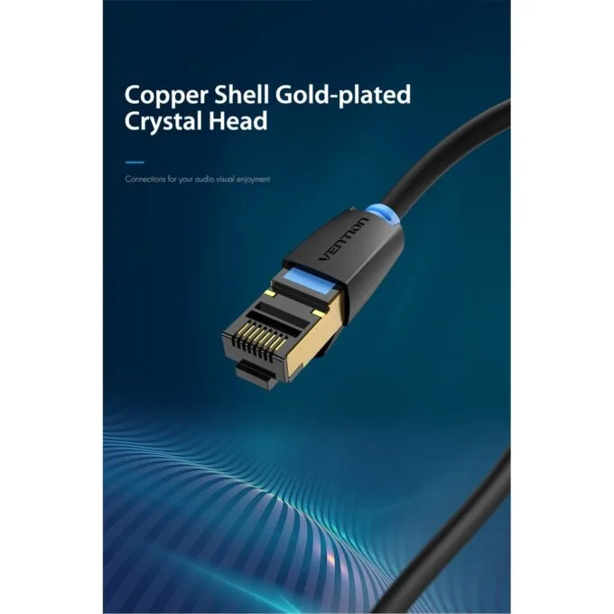 Vention Network Cable - IKABN - CAT8 SFTP 15.0m Black — image 9