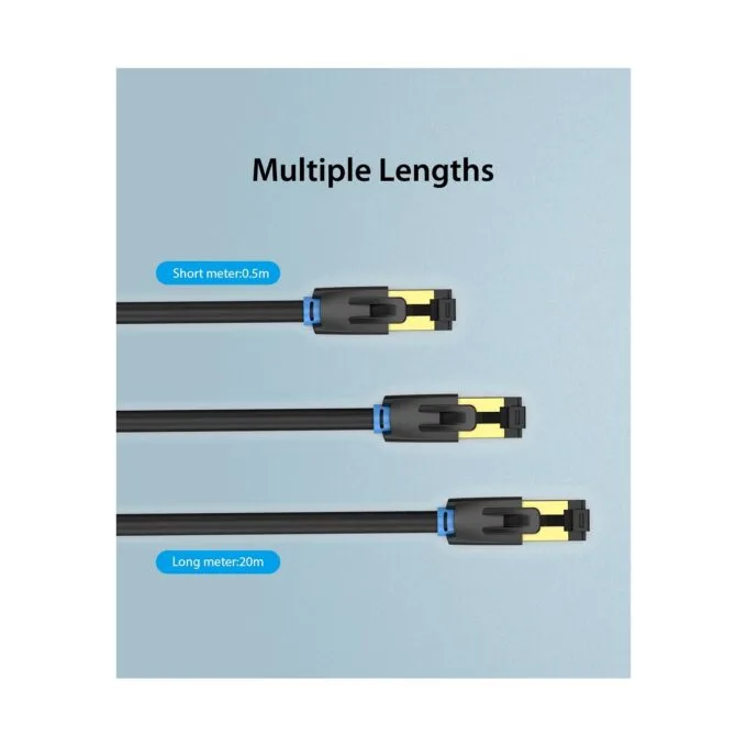 Vention Network Cable - IKABQ - CAT8 SFTP 20.0m Black — image 12