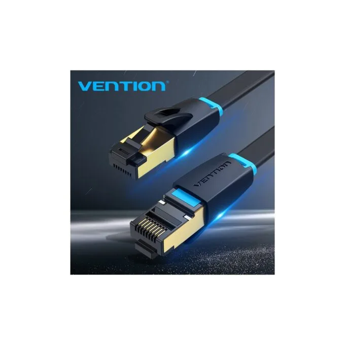 Vention Network Cable - IKCBJ - Cat8 SFTP Flat 5.0m Black — image 3