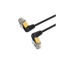 Vention Network Cable - IKLBI - Cat8 SFTP Rotate Right Angle Slim 3.0m Black