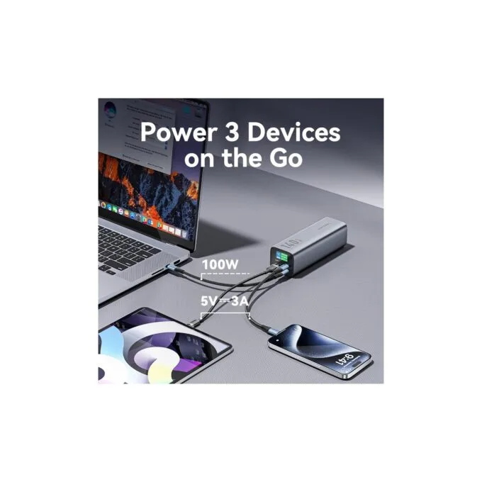 Vention Powerbank 27000mAh 140W 3xUSBC+USB-A - FHVH0 - 27000mAh 140W 3xUSBC+USB-A — image 11