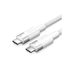 Vention TRGWF USB-C 3.2 Gen2 M-M 1.0m Braided Aluminum White