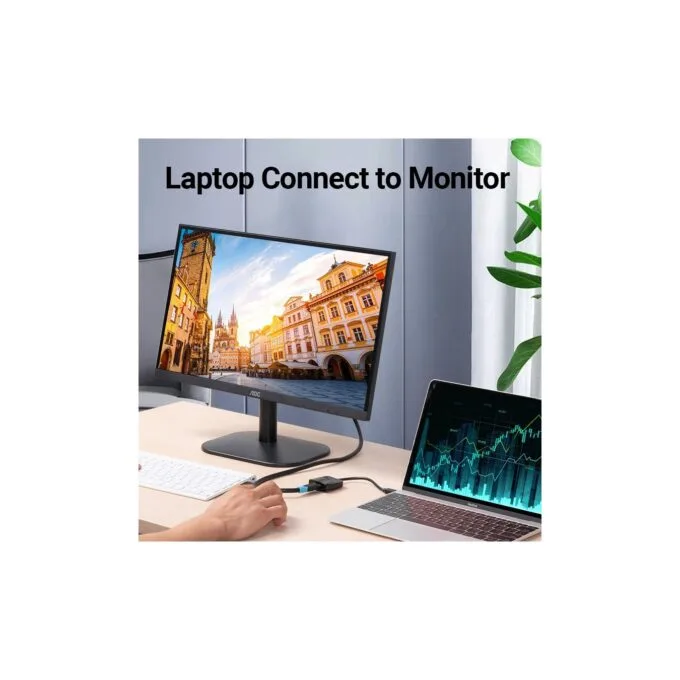 Vention USB-C to HDMI Adaptor - TDCBB - 4K30HZ — image 2