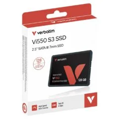 Verbatim 128GB Phison 2.5' (6.3cm) SATAIII internal retail - Vi550 S3 - 128GB