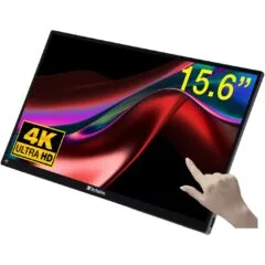Verbatim 4K Portable Touchscreen Monitor - PMT-15 - 15.6 inch, 3840x2160 UHD