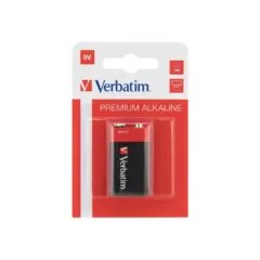 Verbatim 9V Alkaline Batteries - 1pc