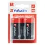 Verbatim Alkaline Batteries - D, 2pcs