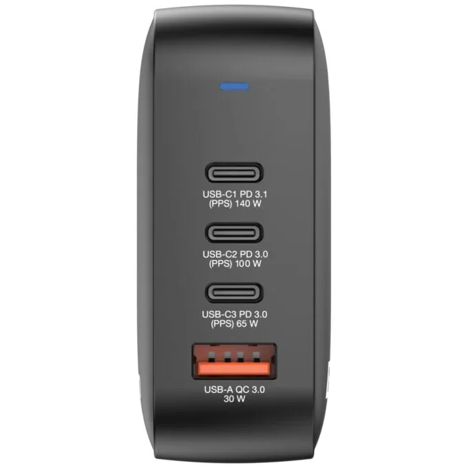 Verbatim Charger Wall - GNC-140 - 165W Mini GaN 3xUSBC 1xUSBA — image 2