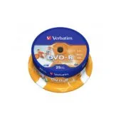 Verbatim DVD-R - 43538 - DVD-R 4.7GB 16X 25-Pack Spindle Printable