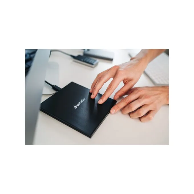 Verbatim External Slimline CD/DVD Writer USB 2.0 Black - 98938 — image 9