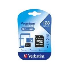 Verbatim Micro SD Card+Adapter - Class10 U1 128GB