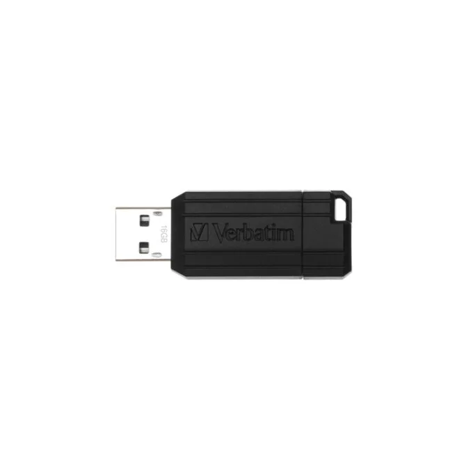 Verbatim PinStripe USB Drive 8GB Black - 49062 — image 2