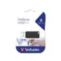 Verbatim PinStripe USB Drive 8GB Black - 49062