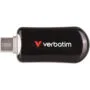 Verbatim Plectra USB-C Flash Drive - 30225 - 128GB Black, USB 3.2 Gen1, 100MB/s, Capless