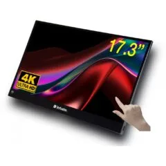 Verbatim PMT-17 4K Portable Touchscreen Monitor - PMT-17 - 17.3in, 4K UHD, Touchscreen