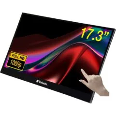 Verbatim Portable Touchscreen Monitor - PMT-17 - 17.3" FullHD