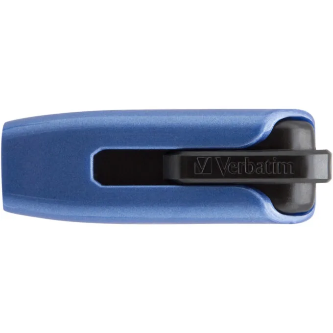 Verbatim V3 MAX USB 3.2 Gen1 Flash Drive - 128GB - Black/Blue, 175 MB/s Read — image 3