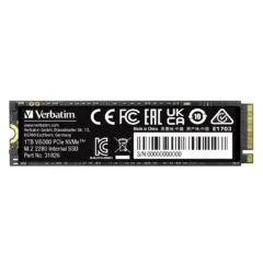 Verbatim Vi5000 1TB M.2 NVMe PCIe Gen4 SSD - 31826