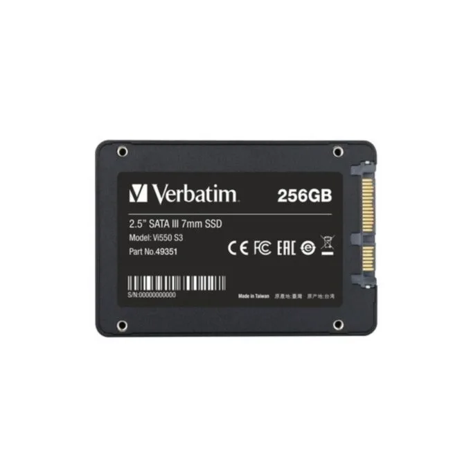 Verbatim Vi550 S3 256GB 2.5" SATA III Internal SSD - 520/460 MB/s - 49351 — image 3