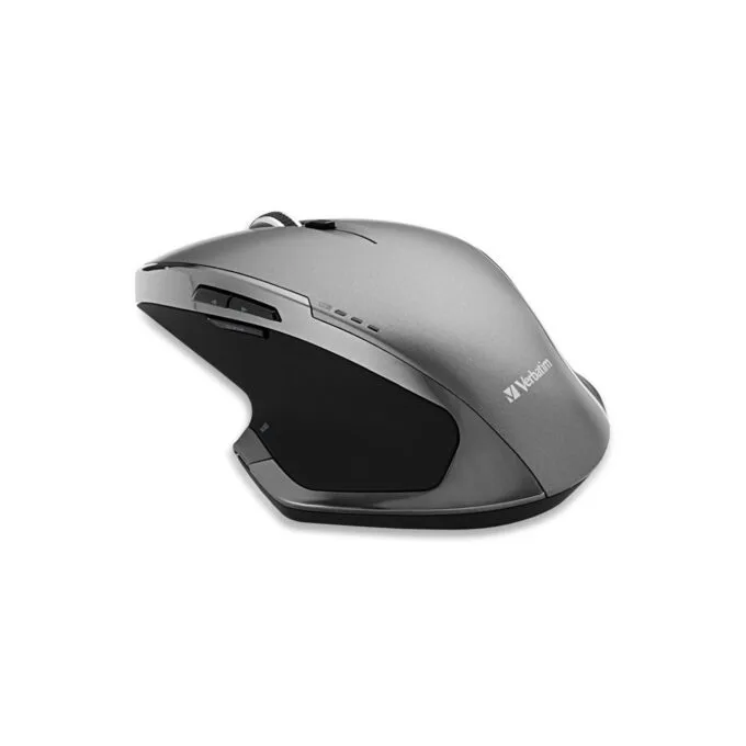 Verbatim Wireless Desktop 8-Button Deluxe Blue LED Mouse - Graphite — image 1