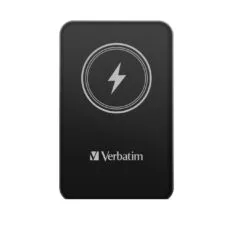 Verbatim Wireless Magnetic Slim Powerbank - Qi2 15W 5000mAh Black