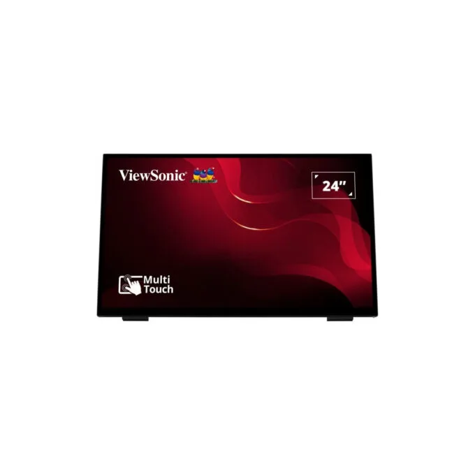 ViewSonic TD2465 - 24-inch Touch FHD Interactive Monitor - HDMI, DisplayPort, VGA, Black — image 1