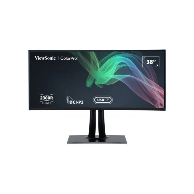 ViewSonic VP3881A - 38" Curved UltraWide 21:9 WQHD+ (3840x1600) IPS HDR10, 60Hz, USB-C, HDMI, Black — image 1