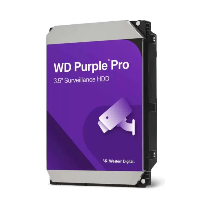 WD Purple Pro - WD122PURP - 12TB 3.5" SATA 6Gb/s Internal HDD, 7200 RPM, 512MB Cache, 24x7 Surveillance — image 1