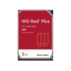 WD Red Plus WD60EFPX - 6TB 3.5" NAS HDD, SATA III 6Gb/s, 5400 RPM, 256MB Cache