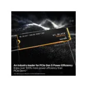 Western Digital Black SN8100 4TB M.2 NVMe SSD - PCIe 5.0 x4 14900 MB/s - WDS400T1X0M-00CMT0