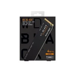 Western Digital Black SN850X 4TB M.2 NVMe SSD - PCIe 4.0 x4 7300 MB/s - WDS400T2X0E
