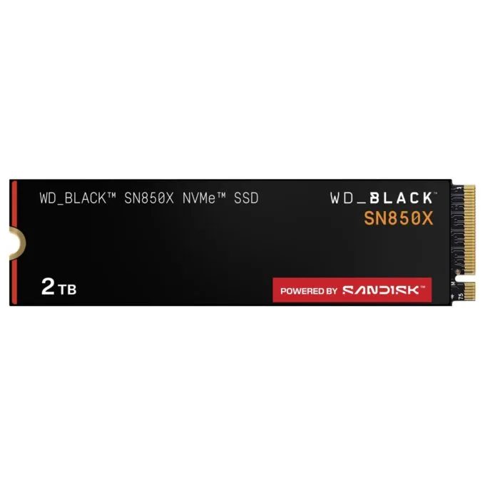 Western Digital WD Black SN850X 2TB M.2 NVMe SSD - PCIe 4.0 x4 7,300 MB/s — image 5