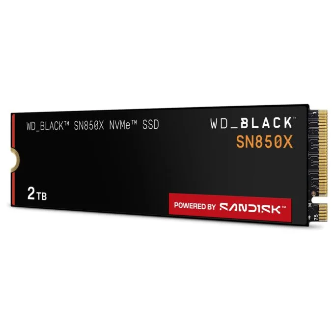 Western Digital WD Black SN850X 2TB M.2 NVMe SSD - PCIe 4.0 x4 7,300 MB/s — image 6