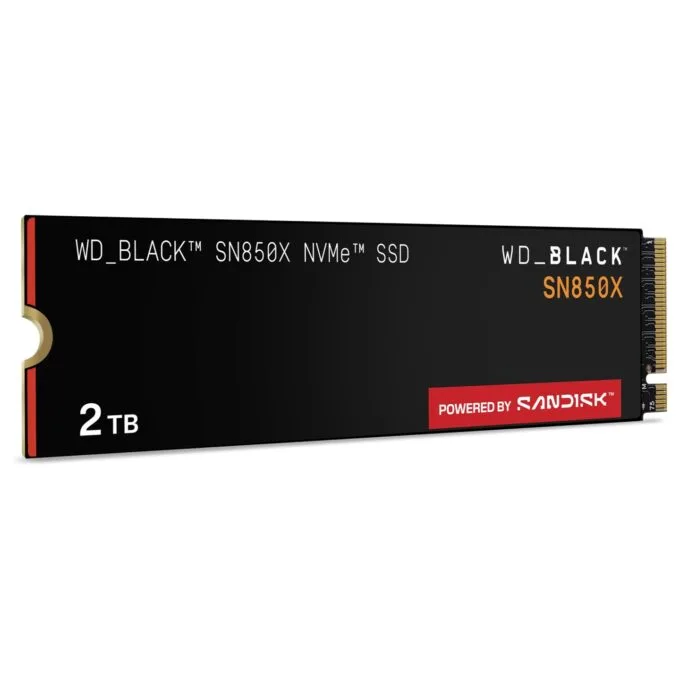 Western Digital WD Black SN850X 2TB M.2 NVMe SSD - PCIe 4.0 x4 7,300 MB/s — image 7