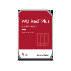 Western Digital WD Red Plus - WD40EFPX - 4TB 3.5" NAS HDD, SATA III 6Gb/s, 256MB Cache, 5400 RPM