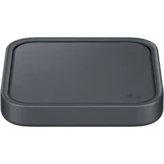 Wireless Charging Pad - EP-P3400T - 15W Fast Wireless Charger for Phones, Dark Gray, USB Input, Includes Adapter