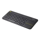 Wireless Touch Keyboard K400 - K400 - Black, 2.4 GHz dongle with built-in touchpad
