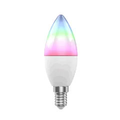 WOOX E14 5W Wi-Fi Smart LED Bulb RGB & CCT - R9075 - E14 5W Wi-Fi Smart LED Bulb RGB & CCT