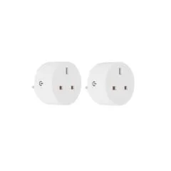 WOOX Wi-Fi Smart Plug With Power Metering 13A UK (2pack) - R6147 - Wi-Fi Smart Plug With Power Metering 13A UK
